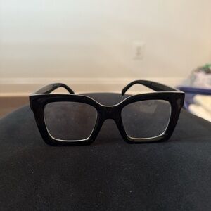 Classic Black Square Glasses